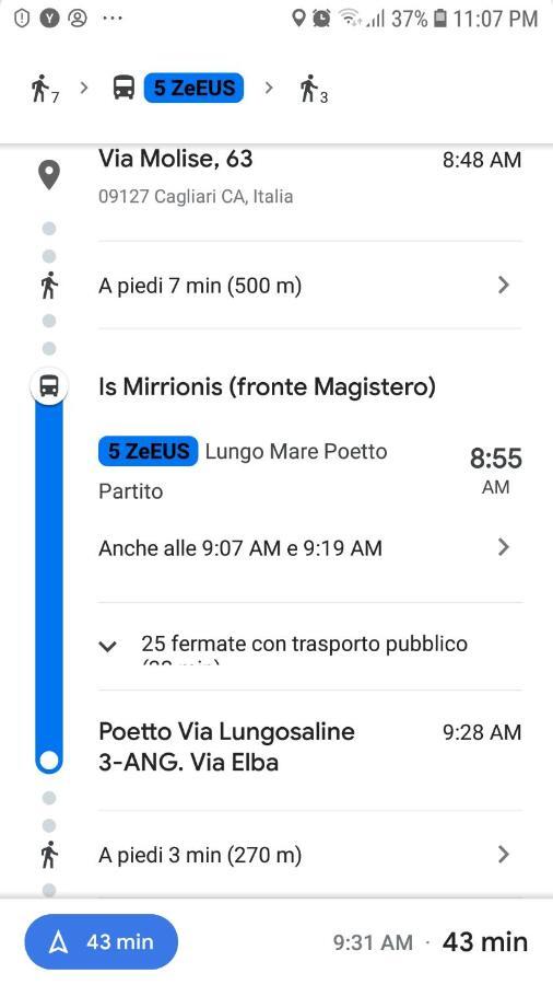 Mari Pintau Hotell Cagliari Eksteriør bilde